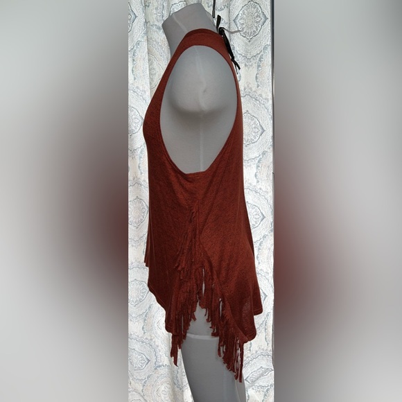 I Jeans by Buffalo Jeans Top with fringe on side for Women size XL [E-3] - Picture 2 of 7